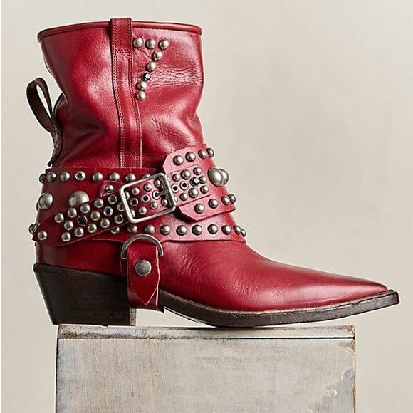 Free People Shoes - $628!FREE PEOPLE We The Free Axel Boots Chili Pepper Florence SZ 9 SOLD OUT NWOB